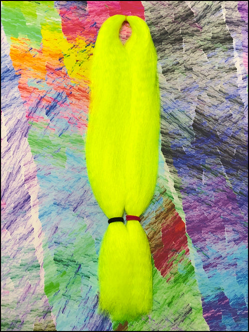 Jazzy Kanekalon Jumbo Braid - Lime Green