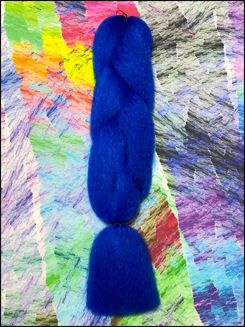 Jazzy Kanekalon Jumbo Braid - Neon Blue