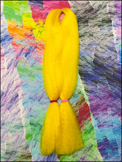 Jazzy Kanekalon Jumbo Braid - Yellow