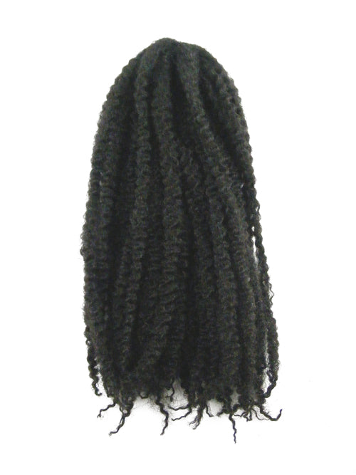 CyberloxShop Marley Braid Afro Kinky - #2 Darkest Brown
