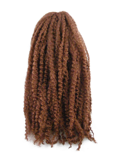 CyberloxShop Marley Braid Afro Kinky - #30 Dark Reddish Brown