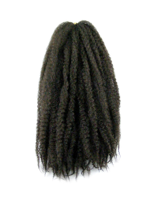 CyberloxShop Marley Braid Afro Kinky - #4 Dark Brown