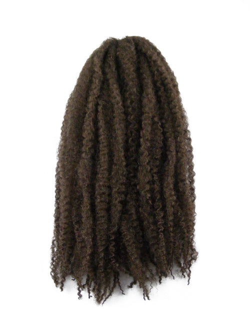 CyberloxShop Marley Braid Afro Kinky - #6 Medium Brown