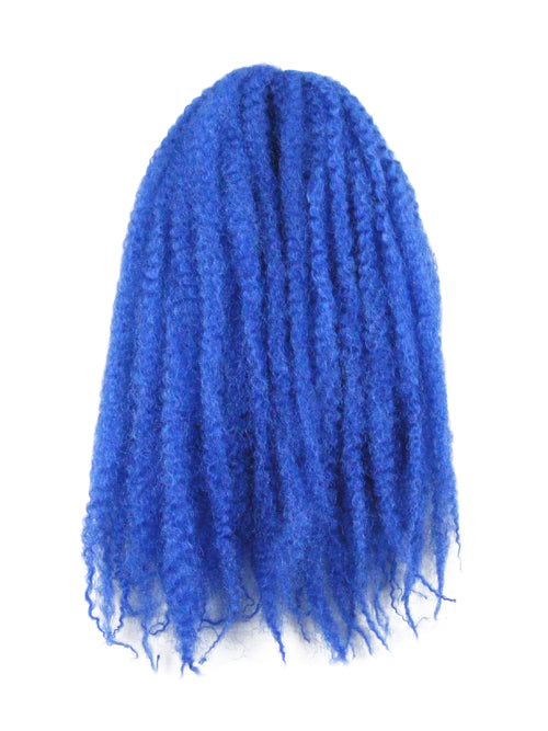 CyberloxShop Marley Braid Afro Kinky - Blue