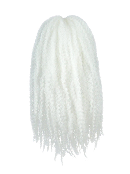 CyberloxShop Marley Braid Afro Kinky - Bright White