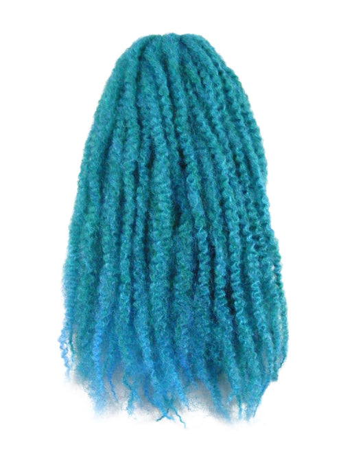 CyberloxShop Marley Braid Afro Kinky - Petrol Blue (Transitional)
