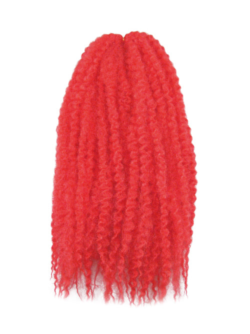 CyberloxShop Marley Braid Afro Kinky - Red