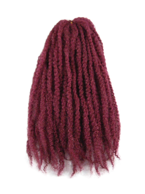 CyberloxShop Marley Braid Afro Kinky - Vampire Red