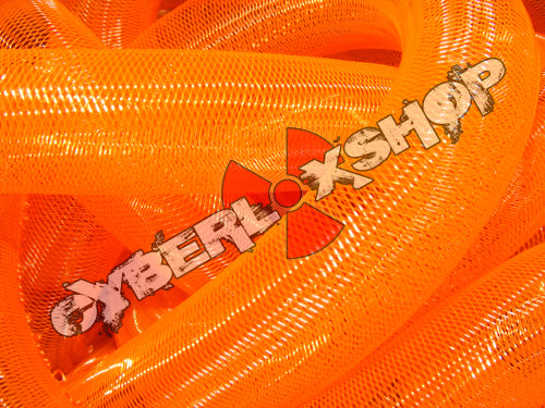 Tubular Crin - Large - Neon Orange Non-Metallic (5 yds)
