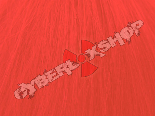 CyberloxShop Phantasia Kanekalon Jumbo Braid - Neon Chilli