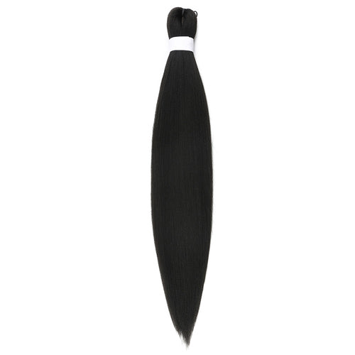 CyberloxShop Voodoo Pre-Stretched Braiding Hair - #1 Jet Black