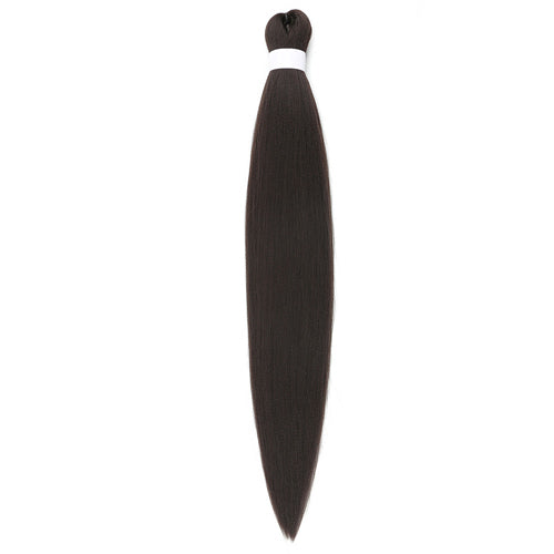 CyberloxShop Voodoo Pre-Stretched Braiding Hair - #4 Dark Brown