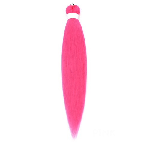 CyberloxShop Voodoo Pre-Stretched Braiding Hair - Fluorescent Flamingo
