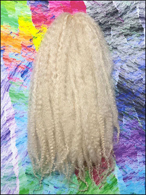 CyberloxShop Marley Braid Afro Kinky - #613 Bleach Blonde (Silky)