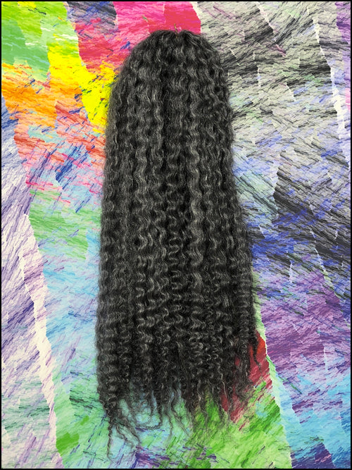 CyberloxShop Marley Braid Afro Kinky - #44 Gun Metal Grey (Silky)