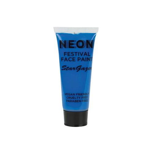 Stargazer Neon Festival Face Paint - Blue