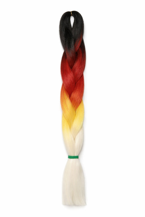 CyberloxShop Transitional Kanekalon Jumbo Braid - Flame