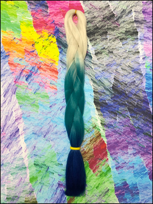 CyberloxShop Transitional Kanekalon Jumbo Braid - Lagoona
